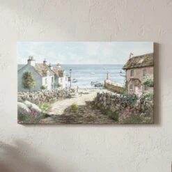 Smugglers Harbour Landscape Canvas