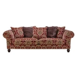 Tetrad Elgar Enigma Claret Red Fabric Grand Sofa