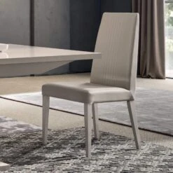 Caren High Gloss Pearl Line 160cm Extending Dining Table & 6 High-Back Faux Leather Chairs 21 Caren High Gloss Pearl Line 160cm Extending Dining Table & 6 High-Back Faux Leather Chairs -Housing Units Furniture Store 41b204e9061de2ab3542374df4989ea5