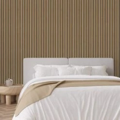 Natural Oak Acoustic Decorative Wall Slat Panel -Housing Units Furniture Store 421ab33911dfba5ce2c435e19f9cdb4d