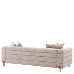 Eichholtz York Sofa In Mademoiselle Beige Fabric -Housing Units Furniture Store 428abf103466083655c0110161a653b0