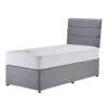 Royal Ortho 90cm Single Mattress & Sierra Silver 2 Drawer Divan Base