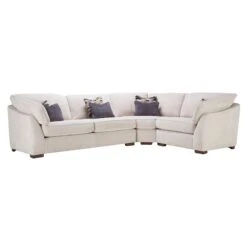 Imogen Oyster Fabric Corner Sofa