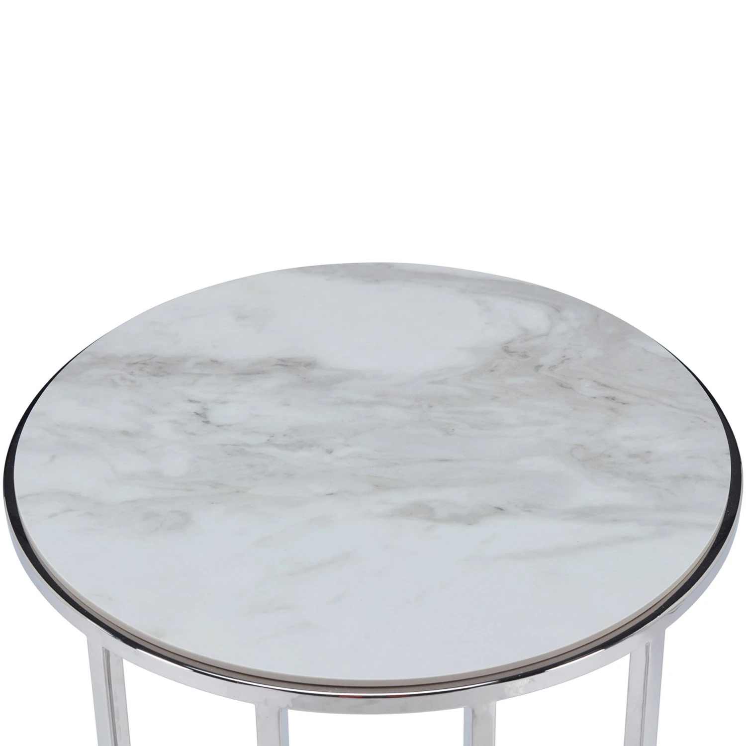 Faro Marble Effect Side Table 5 Faro Marble Effect Side Table - Image 5