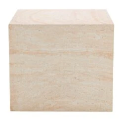 Marius Faux Travertine Side Table -Housing Units Furniture Store 435e3d06d583a5665e1ee4db4472f9e3