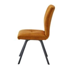 Annika Smoked Oak Slatted 120cm Round Dining Table With 4 Cabley Tumeric Dining Chairs -Housing Units Furniture Store 43e6d359fdc1eb3efdd0697ad5ce8cbf