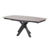 Alberto Travertine Effect 190cm Extending Dining Table