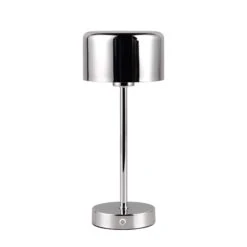 Jeff Polished Silver USB Table Lamp -Housing Units Furniture Store 441e6de1cc98fefefb4df86db20cbba4