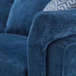 Michelle Blue Fabric 3 Seater Sofa -Housing Units Furniture Store 44916c50c7044709e00716835bfe51f5