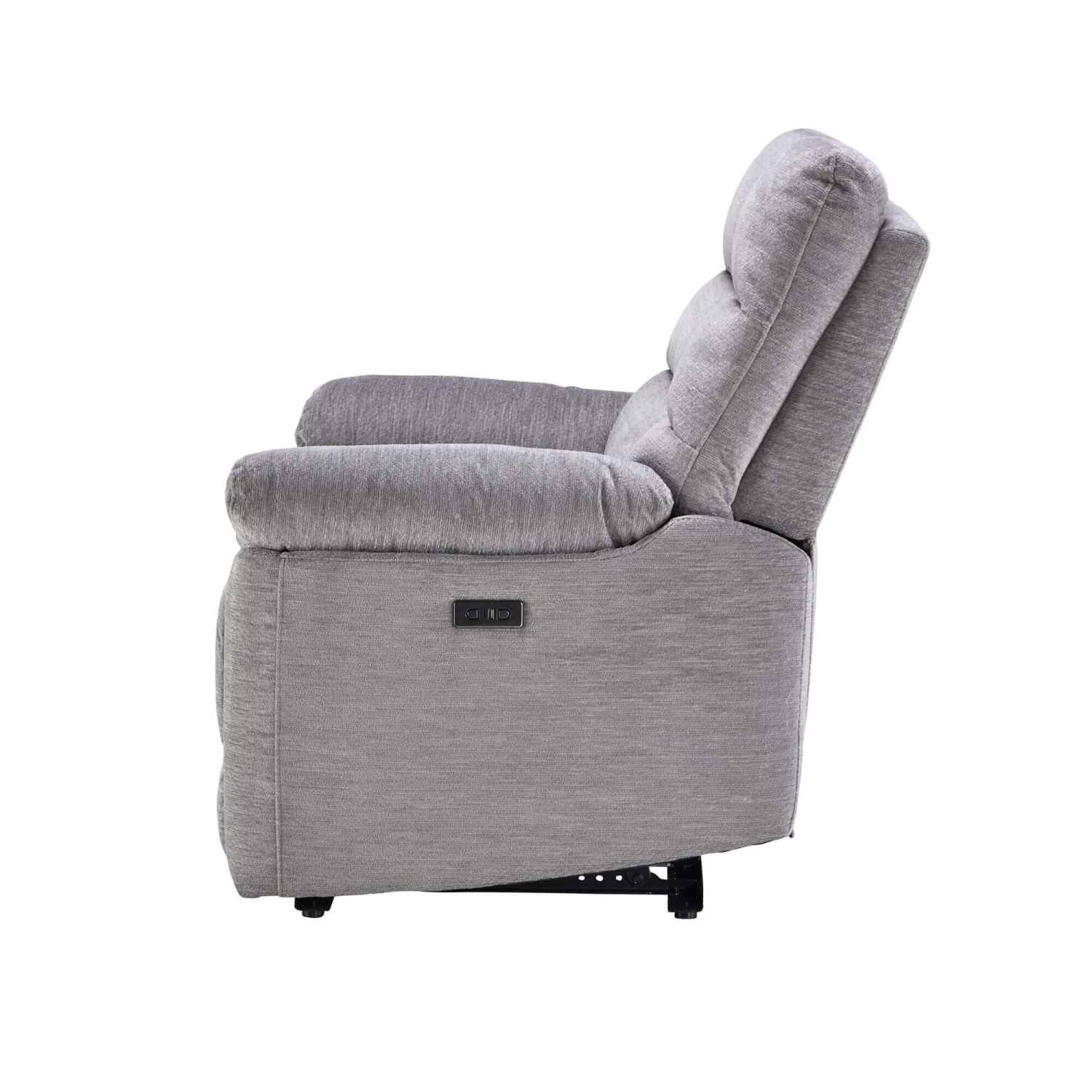 Dante Grey Fabric 2 Seater Electric Recliner Sofa 6 Dante Grey Fabric 2 Seater Electric Recliner Sofa - Image 6