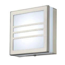 Square Stainless Steel Outdoor Wall Light