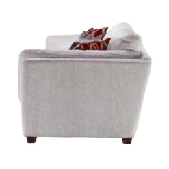 Mackenzie Ivory Chevron Textured Fabric 4 Seater Sofa -Housing Units Furniture Store 451a8f3fe486b228558c0742c84d44f3