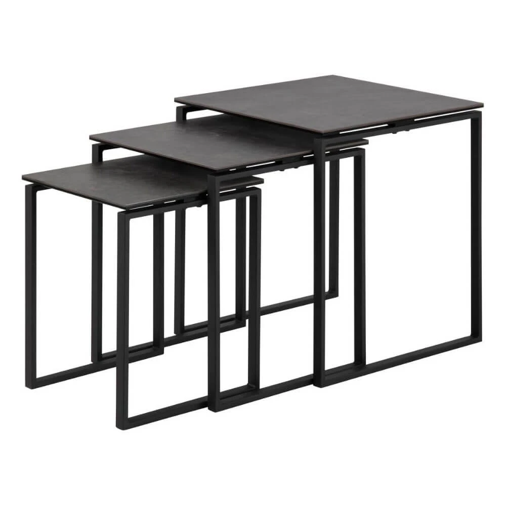 Kalina Black Nest Of Tables 1 Kalina Black Nest Of Tables