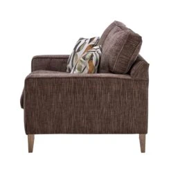 Filton Espresso Fabric 2 Seater Sofa -Housing Units Furniture Store 456eb39afab1e7d838f1a98669f79d2c