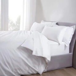 5 Star Hotel White 500 Thread Count Double Duvet Cover