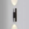 Scoci Grey 2 Light Outdoor Wall Light