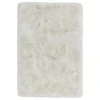 Plush Shaggy White 70cm X 140cm Rug