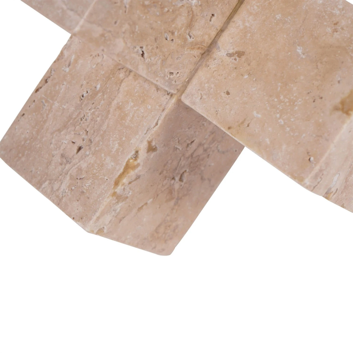 Catania Travertine Cross Sculpture 5 Catania Travertine Cross Sculpture - Image 5