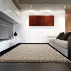 Twilight Linen 120cm X 170cm Shaggy Rug