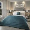 Laurence Llewelyn-Bowen Chic Velvet Teal Bedspread