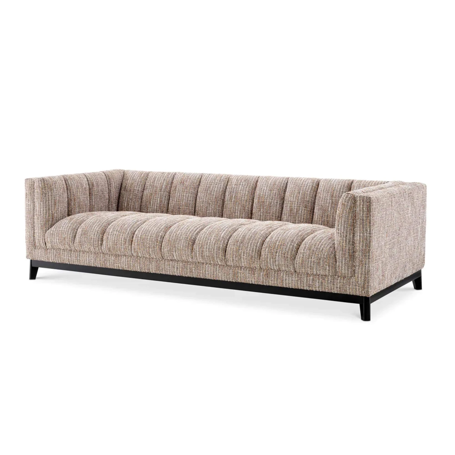 Eichholtz Ditmar Sofa In Mademoiselle Beige Fabric 3 Eichholtz Ditmar Sofa In Mademoiselle Beige Fabric - Image 3