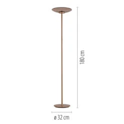 Luna Bronze & Dark Amber Glass Floor Lamp -Housing Units Furniture Store 48a3f5165b83cab65c80f71eb993bd1e