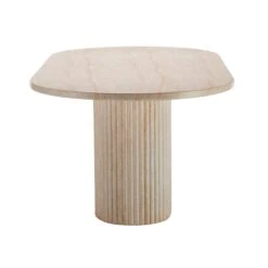 Albana Oval Travertine Effect Dining Table -Housing Units Furniture Store 48adc896d7218369d1d3748fbc0baeed 1
