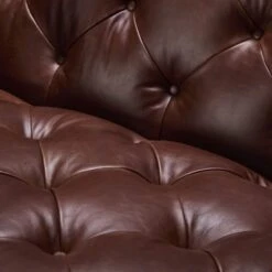 Wentworth Kodak Clove Brown Leather Snuggler Sofa 13 Wentworth Kodak Clove Brown Leather Snuggler Sofa -Housing Units Furniture Store 48c412eeb2725499ff7a96e27033113a