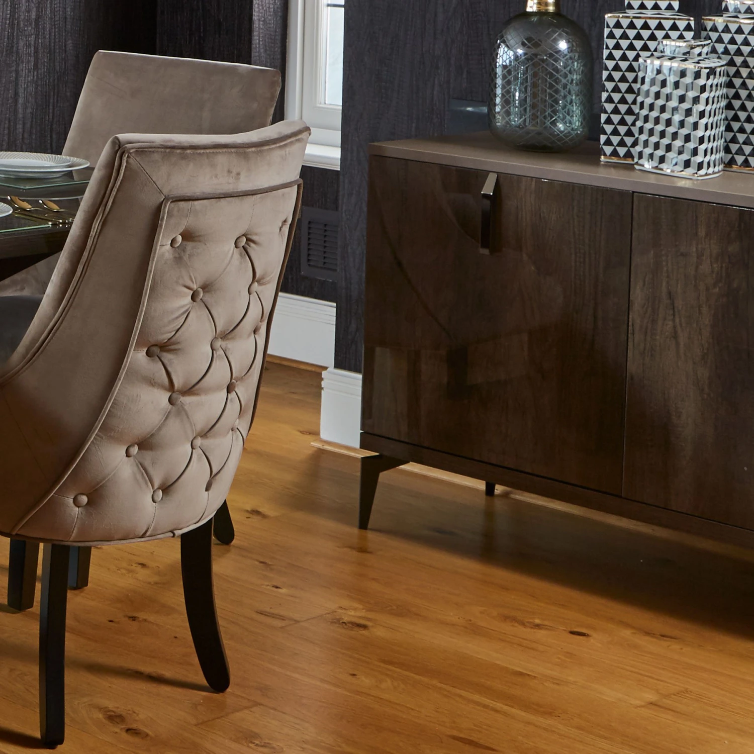 Medina High Gloss 173cm 3 Door Sideboard 2 Medina High Gloss 173cm 3 Door Sideboard - Image 2