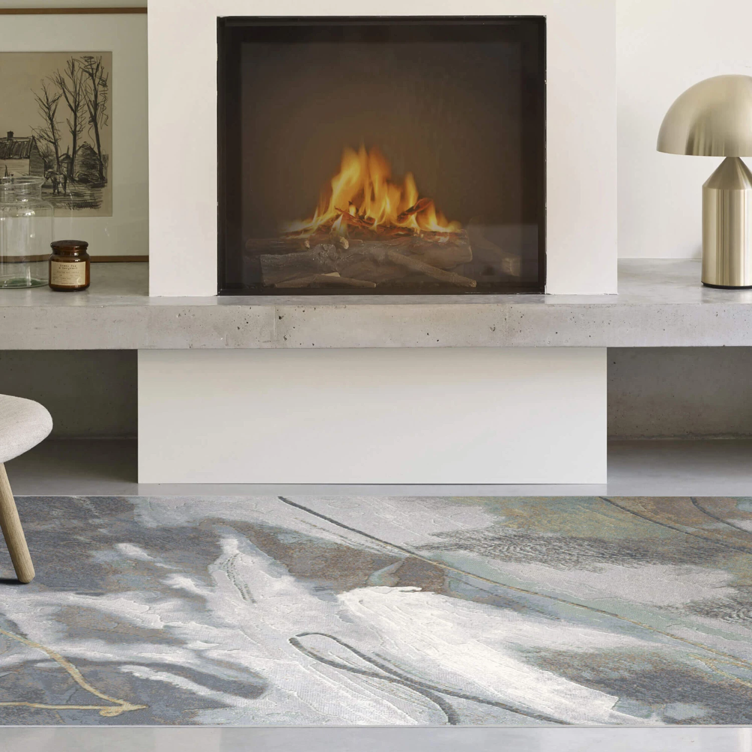 Galleria Navy Cream 240cm X 300cm Rug 1 Galleria Navy Cream 240cm X 300cm Rug