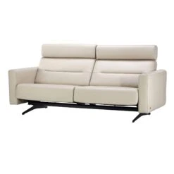 Stressless Stella 2.5 Seater Sofa In Velaro Light Grey Leather & Matt Black 17 Stressless Stella 2.5 Seater Sofa In Velaro Light Grey Leather & Matt Black -Housing Units Furniture Store 49aee11655bb5a15901bce911970689c 1