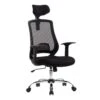 Flint Black Mesh Gas Lift Office Chair