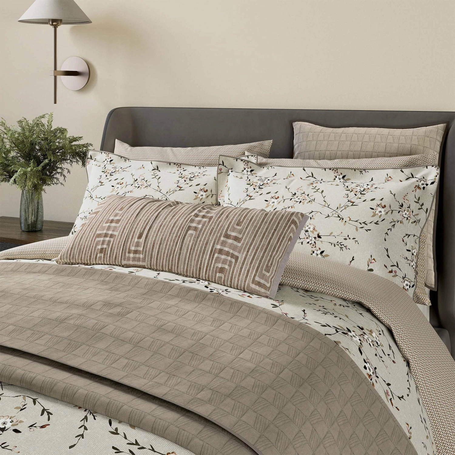 Bedeck Of Belfast Rana Warm Grey 200 Thread Count Single Duvet Set 4 Bedeck Of Belfast Rana Warm Grey 200 Thread Count Single Duvet Set - Image 4
