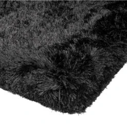 Plush Shaggy Black 140cm X 200cm Rug -Housing Units Furniture Store 4b33b444a14a9ecc29d50df342c5795f 2
