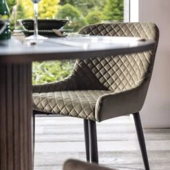 Annika 120cm Dining Table And 4 Toby Olive Dining Chairs -Housing Units Furniture Store 4b7667c5758cb01fe1f9a192cde19a7b