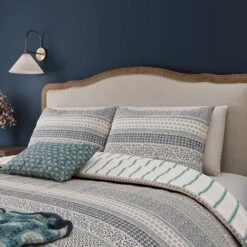 Bedeck Of Belfast Folk Stripe Blue & Teal Double Duvet Set 5 Bedeck Of Belfast Folk Stripe Blue & Teal Double Duvet Set -Housing Units Furniture Store 4baad56a65352b3cf3e5d26d5702773b