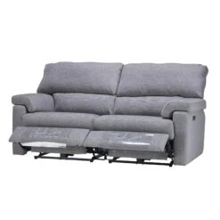 Houston Grey Fabric 3 Seater Power Recliner Sofa -Housing Units Furniture Store 4bab8a301cb26574e23dc4942dd8caf4