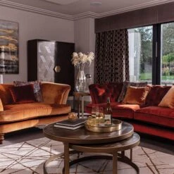 Olivia James Hemingway Mahogany Oak & Gold 2 Door Bar Cabinet -Housing Units Furniture Store 4d02c026684fbc1f6e0fd284a4bf5408