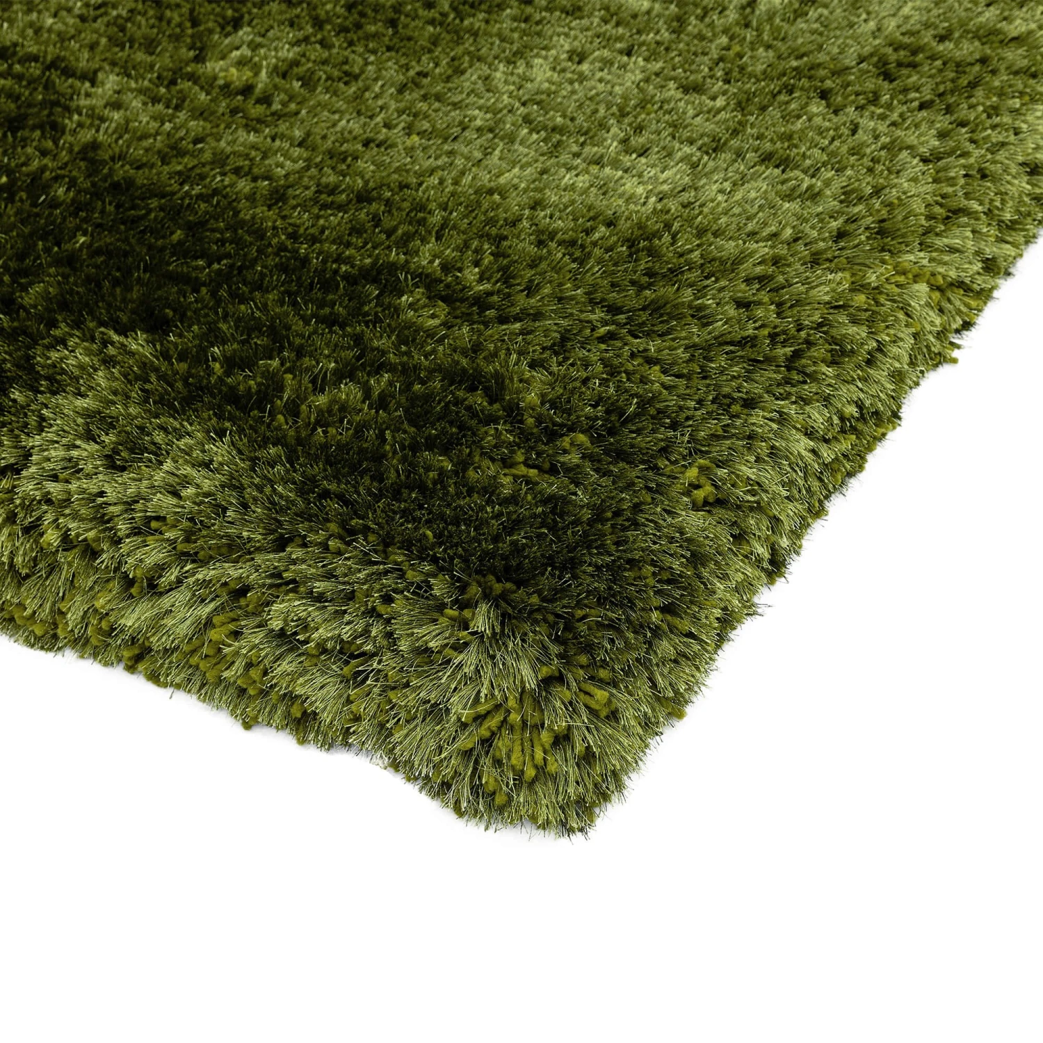 Plush Shaggy Green 70cm X 140cm Rug 5 Plush Shaggy Green 70cm X 140cm Rug - Image 5