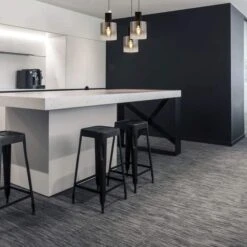 Chelsea Satin Black Triple Pendant Light