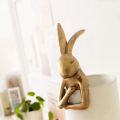 Gold Modest Rabbit 68cm Table Lamp With White Shade -Housing Units Furniture Store 4fadaac508e5809ebfbe9643ab623549 1