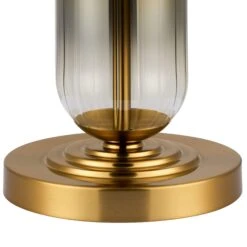 Ariah Brass Gold & Gold Fade Glass Tubular Table Lamp Base -Housing Units Furniture Store 5018f4cd8008b3f10b9b52c64851e5c7