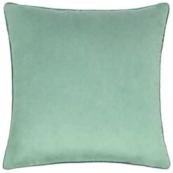 Riva Paoletti Meridian Mineral & Teal Velvet Cushion
