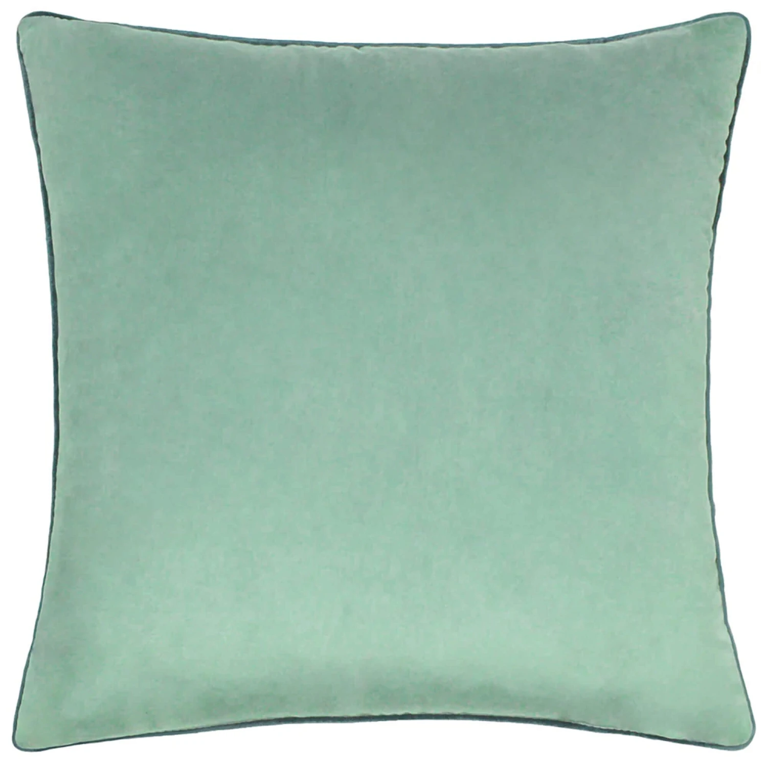 Riva Paoletti Meridian Mineral & Teal Velvet Cushion 1 Riva Paoletti Meridian Mineral & Teal Velvet Cushion