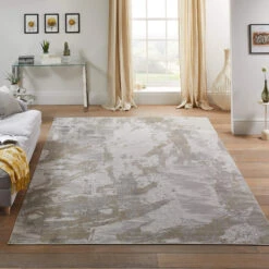 Skyline Ivory Grey 80cm X 150cm Rug