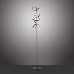Curly Black LED Floor Lamp -Housing Units Furniture Store 522fc9ebc5f4013a265414e1faca4199
