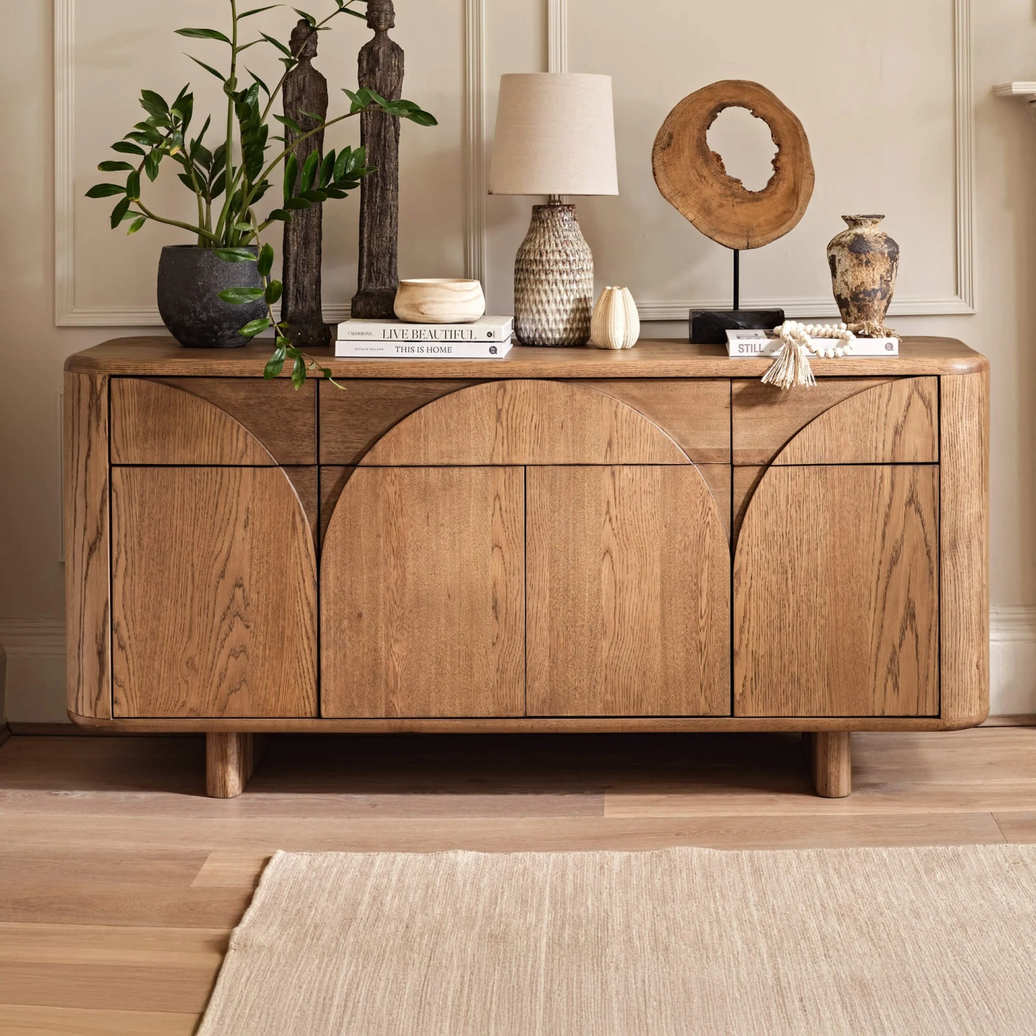 Adelphi Rustic Oak Sideboard 1 Adelphi Rustic Oak Sideboard
