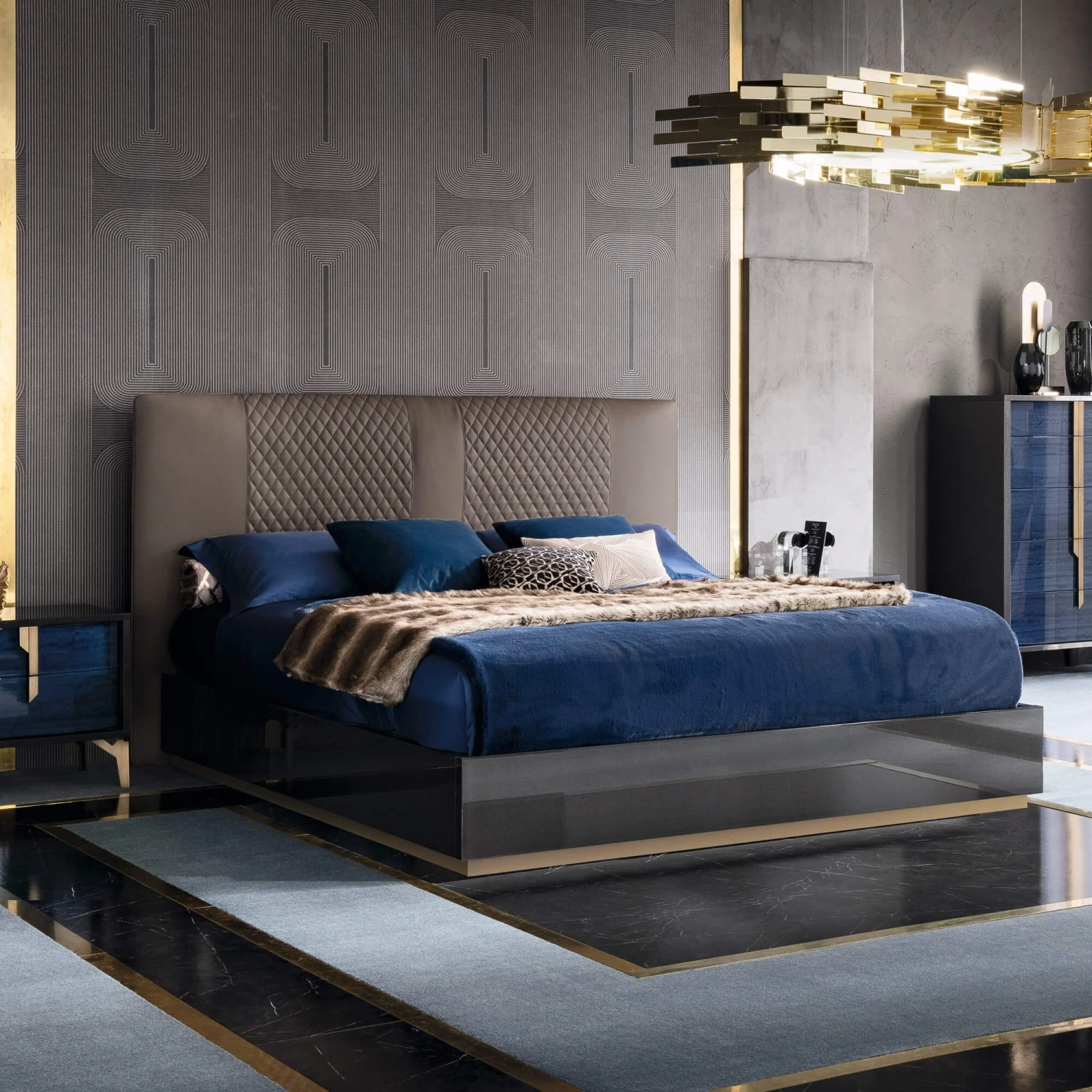 Celeste High Gloss 150cm Kingsize Bed Frame 3 Celeste High Gloss 150cm Kingsize Bed Frame - Image 3