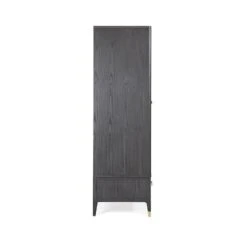 Davina Ebony 2 Door 2 Drawer Wardrobe With Gold Handles 6 Davina Ebony 2 Door 2 Drawer Wardrobe With Gold Handles -Housing Units Furniture Store 54f501b8add50c4e58d3fe08af274003 1