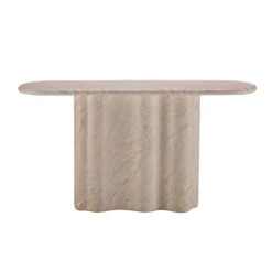 Novara Travertine Effect Console Table -Housing Units Furniture Store 550066e11a3bf0c3075c9ad9a9886aed